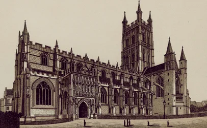 Gloucester Kathedrale, von Südwesten