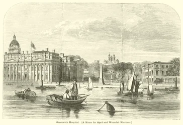 Greenwich Hospital, ein Heim für alte und verwundete Seeleute