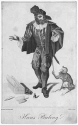 Hans Buling, graviert von G. Walker (19. Jahrhundert) nach einer Zeichnung von M. Lamon (19. Jahrhundert) frühes 19. Jahrhundert