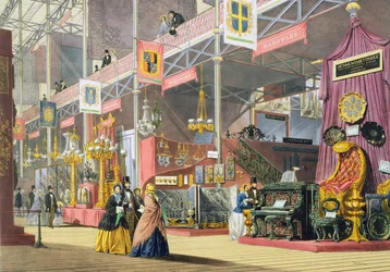 Hardware- und Holzschnitzmaschinen, auf der Großen Ausstellung von 1851, aus Dickinsons Comprehensive Pictures