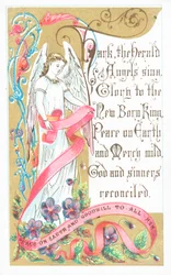 Hört, der Engel helle Lieder, Weihnachtskarte