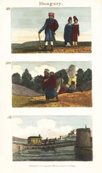 Historische Ansichten von Ungarn