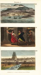 Historische Ansichten von Persien (Iran)