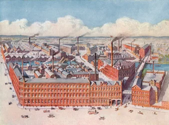 Huntley & Palmers Keksfabrik, Reading, England