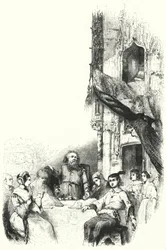 Illustration für die Oper La Juive von Fromental Halevy