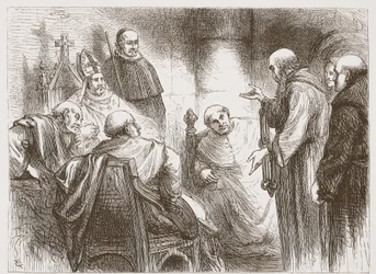Illustration aus Die Geschichte des Protestantismus von James Aitken Wylie, veröffentlicht 1878