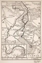 Italienischer Vormarsch, August 1917