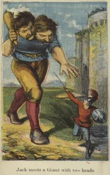 Jack trifft einen Riesen mit zwei Köpfen