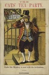 Jacko der Affe verschickt die Einladungen