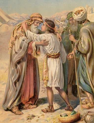 Jakob trennt sich von Benjamin, Genesis, XLIII