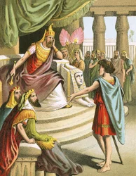 Joseph deutet den Traum des Pharaos
