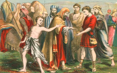 Joseph wird von seinen Brüdern an Händler verkauft