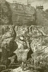 Kimberley-Diamantenmine, Südafrika