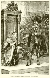 König Charles und Sprecher Lenthall