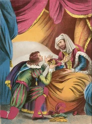 König Heinrich und der Prinz von Wales