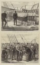 Leben an Bord eines Truppenschiffs