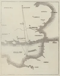 Ort des letzten großen Meteors