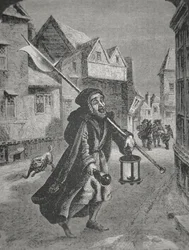 Londoner Nachtwächter des 17. Jahrhunderts