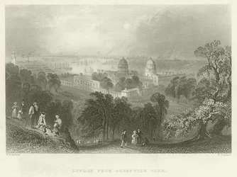 London vom Greenwich Park aus