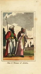 Mann und Frau aus Arabien