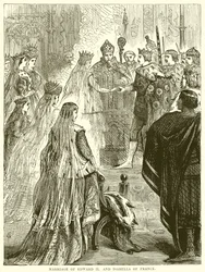 Heirat von Eduard II. und Isabella von Frankreich