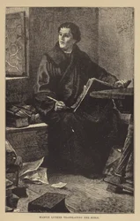 Martin Luther übersetzt die Bibel