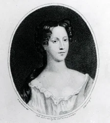 Mary Burwell, Ehefrau von Robert Walpole, Druck von W. Gardiner, 1802 (Gravur)
