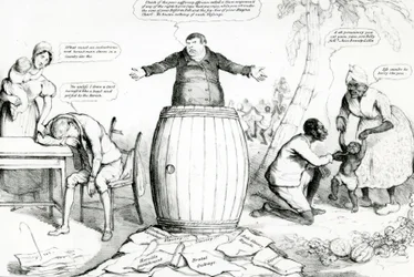 McLeans monatliches Blatt der Karikaturen, oder der Spiegel, veröffentlicht von Thomas McLean, Druck von Robert Seymour, 1832