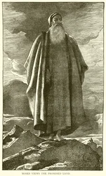 Moses sieht das gelobte Land