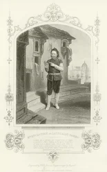 Mr. Buckstone als Launcelot Gobbo, Der Kaufmann von Venedig