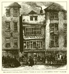 Mr. Salmons Wachsfigurenkabinett, Fleet Street--Palast von Heinrich VIII. und Kardinal Wolsey