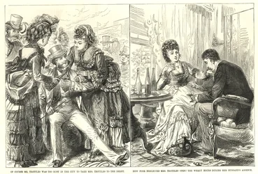 Mr. Trottles war zu beschäftigt in der Stadt, um Mrs. Trottles zum Derby zu bringen