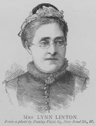 Mrs Lynn Linton (Gravur)