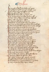 Ms. New Coll 314, f90v, Die Canterbury-Erzählungen von Geoffrey Chaucer