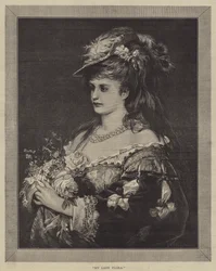 Meine Dame Flora (Gravur)
