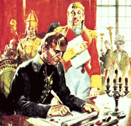 Napoleon verkauft den Staat Louisiana für 5,4 Millionen