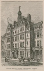Nationalkrankenhaus für Gelähmte und Epileptiker, Queen Square, Bloomsbury