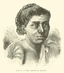 Einheimischer der Sandwichinseln