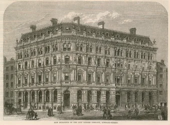 Neue Gebäude der City Offices Company, Lombard Street, London