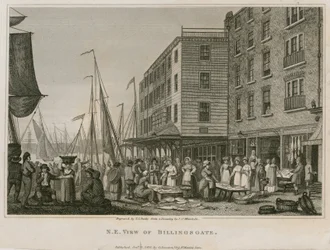 Nordostansicht von Billingsgate