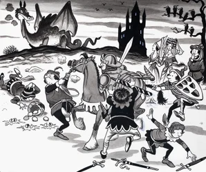 Illustration eines Kinderreims
