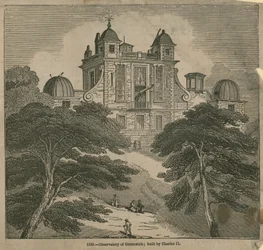 Observatorium in Greenwich, London, erbaut von Charles II