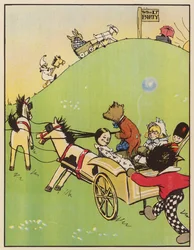 Auf zur Party (Farblithografie)