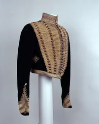 Offizierskurzjacke mit Froschverschluss, ca. 1854