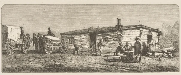 Alte Poststation in der Nähe von Denver