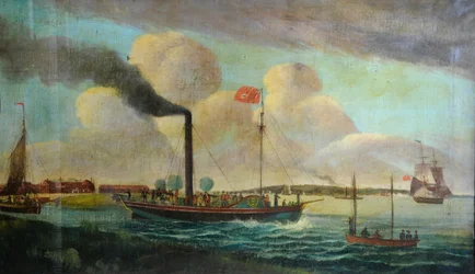 P.S. Royal Charter am Barton Waterside, um 1850