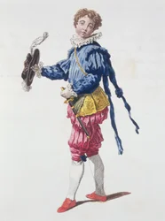 Page am Hof während der Herrschaft von Edward VI