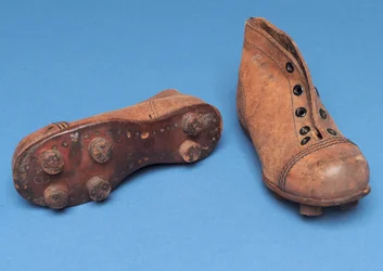 Paar Kinderstiefel, Größe 7, 1920er