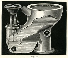 Tauchventil-Klosett, 1870