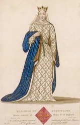 Porträt von Eleonore von Aquitanien